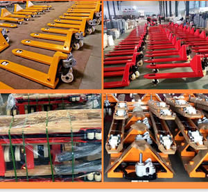 מלגזה ידנית במבצע חם <span class=keywords><strong>2</strong></span> טון 5 טון משאית משטחים ג'ק טרנספלטס סטקר משאית משטחים ידנית רוחב מזלג 685 מ\\\"מ שטח מחוספס - Product Image 6