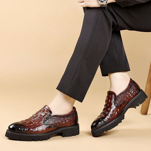 Mocassins pour hommes de style britannique, mode printemps, chaussures décontractées en cuir véritable - Product Image 3