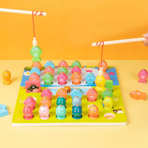 2024 partita educativa giocattolo montessore pesca giochi da tavolo logaritmici abilità motoria giocattoli di pesca per bambini giocattolo - Product Image 3