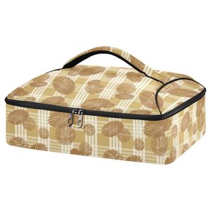Large Capacity Cooler Picnic Bag Portable Meal Bag Insulated Cooler Bag With Floral Sets for Work Picnic Hiking Outdoor Travel - Product Image 5