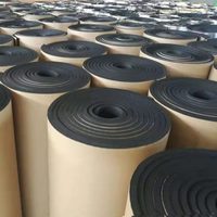Isolation thermique en mousse auto-adhésive NBR/PVC/EPDM Tapis d'isolation acoustique feuille/rouleau de caoutchouc mousse amortissant