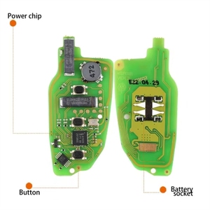 Llave de Coche Xhorse Super Remote VVDI XSKF01EN para VVDI Tool 2, Versión <span class=keywords><strong>en</strong></span> <span class=keywords><strong>Inglés</strong></span>, Tipo MQB, FOB de 3 Botones - Product Image 3