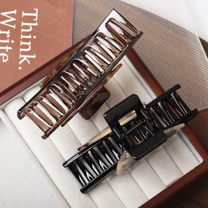 Pinza de Pelo de Acetato con Logotipo Personalizado, Pinza de Pelo Moderna con Diseño Geométrico de Concha de Tortuga, Accesorios para el Cabello de Lujo Discreto, Venta al Por Mayor - Product Image 2