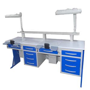 Banco da lavoro dentale 2.15m doppio laboratorio odontoiatrico - Product Image 3