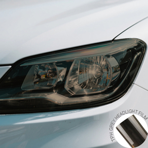Película Protectora para Automóviles de 30 cm x 10 m, Película Protectora para Faros Delanteros y Traseros con Luz LED, Película Protectora Autocurable Gris TPH - Product Image 1