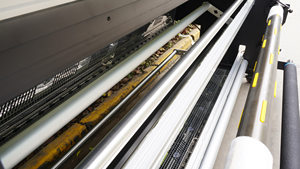 Industrieller 1,8 m großer Sublimation drucker 4/6 Köpfe Sublimation drucker mit automatischer Luft wicklung mit hoher Leistung - Product Image 5