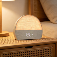Réveil intelligent à lumière d'aube avec machine à bruit blanc, simulation de lever de soleil, fonction snooze, radio FM – Idéal pour cadeau, sommeil, chevet