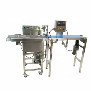 Machine d'enrobage au <span class=keywords><strong>chocolat</strong></span> <span class=keywords><strong>de</strong></span> 15 kg pour biscuits, beignets, gâteaux – Ligne d'enrobage au <span class=keywords><strong>chocolat</strong></span> haute efficacité avec tunnel <span class=keywords><strong>de</strong></span> refroidissement - Product Image 5