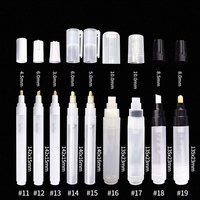 Marqueur vide d'encre permanente de plume de fibre de 8mm pour la peinture de mur de graffiti et l'écriture de papier rechargeable