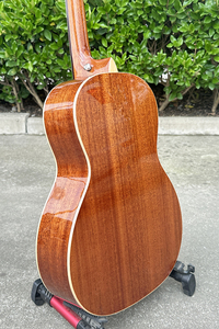 Factory Hot Sale High Quality All Solid Mahogany Steel <b>String</b> 4 <b>String</b> Acoustic Guitar - Product Image 6