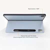 Tablette graphique numérique 4K 8192 niveaux avec panneau caméra 13MP, stylet numérique, PC Android 8+128 Go, interface USB, pour enseignement et écriture