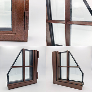 Puerta Francesa de Acero con Doble Acristalamiento y Aislamiento Térmico WLS de 72*96 Pulgadas, Puertas de Entrada Frontales para Apartamento - Product Image 5