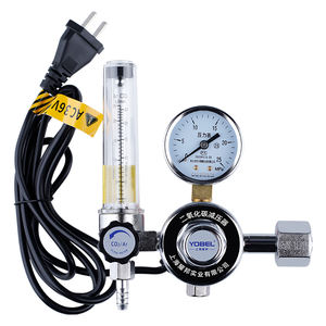 Régulateur de chauffage CO2 jauge de cylindre compteur contrôleur de pression de dioxyde de carbone régulateur de Style européen chauffage de soudage industriel - Product Image 1