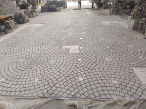 Sh đá tự nhiên G603 <span class=keywords><strong>grey</strong></span> <span class=keywords><strong>Granite</strong></span> 2.6M mô hình thông tư paver ngoài trời đường lái xe lát đá lưới đá cuội - Product Image 2