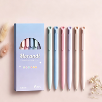 Nouvelle Tendance – Stylos Bille à Encre Lisse Pointe 0,5 mm ST – Série Bicolore Teintes Morandi et Vintage pour la Création Artistique et la Prise de Notes