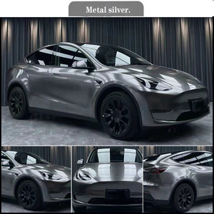 Film adhésif pour voiture en PET TPU métallisé brillant, best-seller, décoration <span class=keywords><strong>de</strong></span> carrosserie, rouleau amovible, garantie 5 ans - Product Image 5