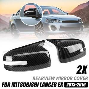 2X Car Side <b>Door</b> Wing Rear View <b>Mirror</b> Cover Rearview <b>Mirror</b> Cover for Mitsubishi Lancer EX 2013-2016 With Turn Signal Model - Product Image 1