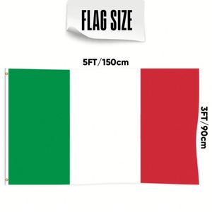 Drapeaux d'<span class=keywords><strong>Italie</strong></span> en gros 3x5 pieds 68D/100D Polyester Personnalisation de toutes les nations Expédition rapide Fournisseur fiable Livraison rapide - Product Image 3