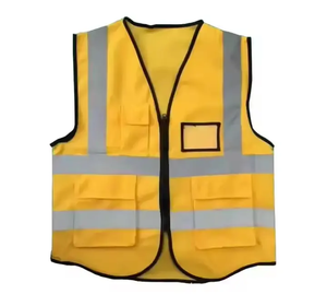 Veste de sécurité Construction Haute visibilité Multi-poches <span class=keywords><strong>Gilet</strong></span> de sécurité réfléchissant coloré - Product Image 2