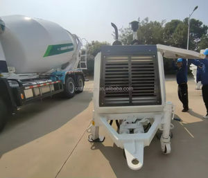 <span class=keywords><strong>Pompe</strong></span> à béton stationnaire sur remorque de 50 m³/h de Chine, avec haute pression et haut débit - Product Image 3
