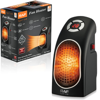 Radiateur soufflant compact RAF R.1421 400W, mini chauffage électrique rapide avec élément céramique et protections multiples pour une chaleur intérieure optimale