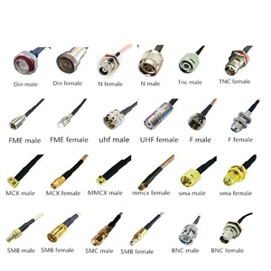 Câble d'extension coaxial d'antenne RG178 avec connecteurs QMA femelle traversant et U.FL/MHF femelle <span class=keywords><strong>droit</strong></span> 1.13/1.37mm pour usine - Product Image 5