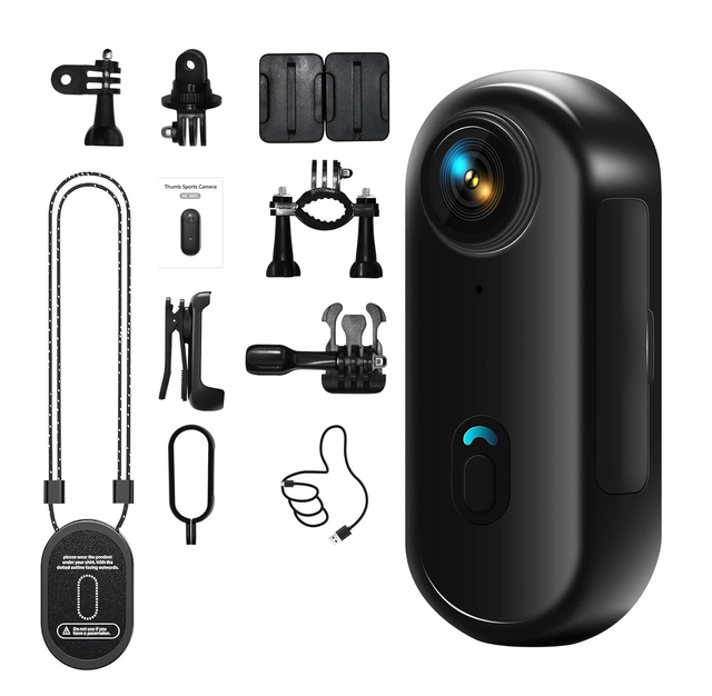 H88 Pro Thumb Cycling Camera WIFI Magnetic Back Clip H88 Sports Recorder Pet Vlog Portable Bike Motorcycle Sports DV