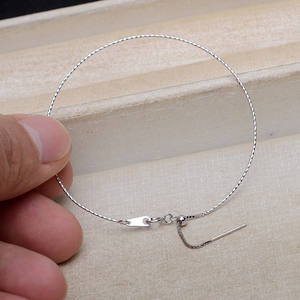 Pulsera de Plata S925, Collar Hecho a Mano, Cadena de Clavícula Femenina, Cadena de Hilo Ajustable, Anillo de Mano DIY, Adorno de Cuello, Moda con Cuentas - Product Image 3