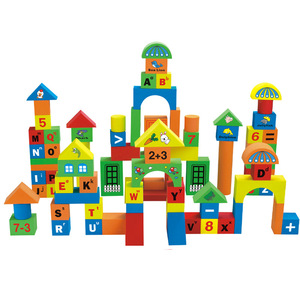 Mật độ cao an toàn mềm lắp ráp <span class=keywords><strong>EVA</strong></span> bọt khối xây dựng đồ chơi sáng tạo bé trong nhà đồ chơi giáo dục đặt cho trẻ em 92 cái - Product Image 1