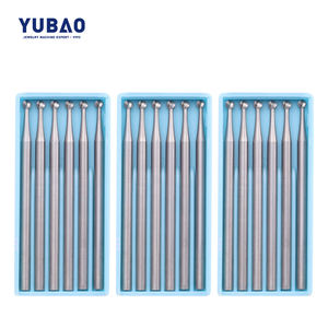 Vòng thép <span class=keywords><strong>burs</strong></span> nha khoa kim thép phay Cutter 2.35 mét Đức hộp màu xanh Nha Khoa Kim - Product Image 5