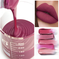 Rouge à lèvres liquide mat velours minéral végétalien OEM, marque propre, promotion de divers modèles, étiquette privée, échantillon hydratant et waterproof