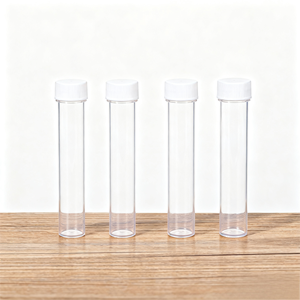 Bền trong suốt ống nhựa với nắp vặn tùy chỉnh màn hình in bao bì PVC Ống - Product Image 2