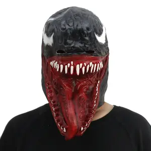 Factory Directly Cheap Halloween Venom Latex Mask for Halloween