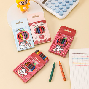 Crayons <span class=keywords><strong>Apple</strong></span> 8 couleurs, pastels à l'huile originaux, papeterie pour dessin et peinture, cadeau pour la maternelle, vente en gros - Product Image 2
