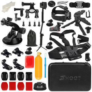 Kit d'accessoires pour caméra Go pros, hero 5 et 6, kit pour artisanat, montage avec sangle de tête pour caméra d'action, livraison directe d'usine - Product Image 4