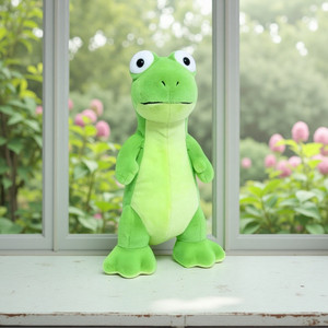Nouvelle Peluche Lizard Tom Lizard King George Perimeter Beaver, Rembourrage en Coton PP, 0-10cm, 14 Ans et plus, <span class=keywords><strong>Sac</strong></span> en filet - Product Image 2