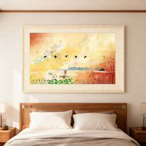 Décoration Murale Métallique Encadrée Écologique Imprimée UV pour <span class=keywords><strong>Salon</strong></span> et Chambre à Coucher – Tableaux Muraux Modernes et Arts Muraux - Product Image 5