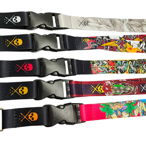 High Quality RPET Heat Transfer Polyester <b>Lanyard</b> Safety <b>Breakaway</b> Full Print Polyester <b>Lanyard</b> for Music Festival Merchandise - Product Image 2