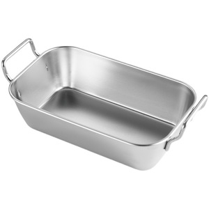 Stainless Steel Snack <b>Basket</b> With Handles Silver Gold Color Shallow Dish For Barbecue Restaurant Serving Tray - Product Image 2