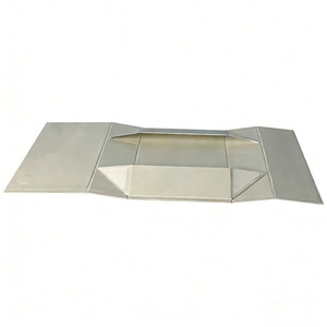 Boîte cadeau de luxe personnalisée, recyclable, imprimée, utilisée pour les soins de la <span class=keywords><strong>peau</strong></span>, ruban blanc, fermeture pliante - Product Image 2