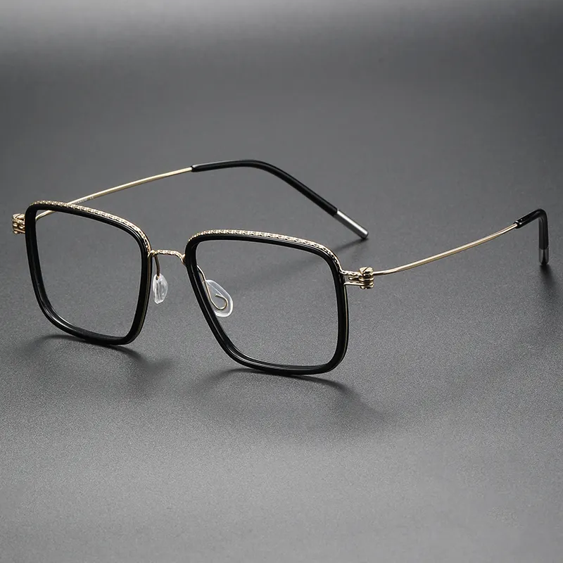80890 Hot Selling Brillen fassungen Spring Classic Square Brillen Stylish Fashion Optischer Rahmen für Männer Stock Oem