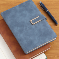 Carnet de notes portable A5 avec boucle magnétique, bloc-notes à insertion latérale, accessoire de papeterie pour le bureau et l'école