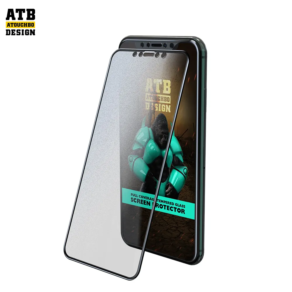 ATB 9D Matte Film Hd Screen Full Protective Toughened Glass Protector Film For Touch Screen