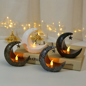 Decoración Universal para el Hogar con Luz LED de Luna y Estrella, Adorno Electrónico para el Festival de Ramadán en el Medio Oriente - Product Image 6