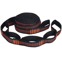 Sangles de hamac 2 pièces en nylon pour camping en extérieur, accessoires pour arbres, balançoire de yoga, ceinture de suspension, boucle d'extension robuste