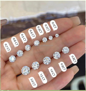 IGI認定 HPHT ラボグロウン 合成ダイヤモンド VS 1カラット エクセレント ラウンドブリリアントカット カラーD ジュエリー制作向け レーザードリル加工済み - Product Image 2