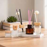 Couvercles décoratifs aromatiques pour bouteilles d'huiles essentielles, pour contenants en verre, utilisation bureau, chambre, salle de bain, bouchon diffuseur à roseaux