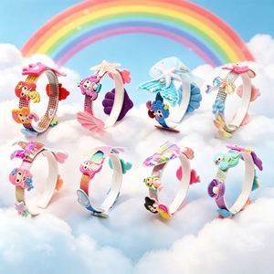 Value DIY Headband Hair Kit Girls <b>Clips</b> Bows Ribbons Butterfly Gems Creative Fashion Gift Ready Package Wholesale - Product Image 4
