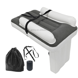 Cama de avión autoinflable portátil de viaje para niños pequeños, cama inflable para bebés, colchón de aire para vuelo, coche, extensor de asiento para niños - Product Image 1