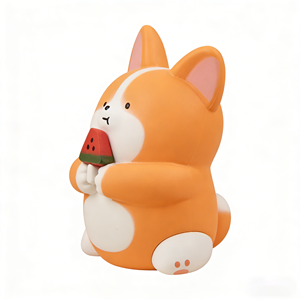 Juguete de Mascota Pequeña, Perro de Vinilo Miniatura, Versión <span class=keywords><strong>Q</strong></span>, Escala 1:12, Cachorro de Dibujos Animados, Lindo Animal, Regalo de Navidad <span class=keywords><strong>para</strong></span> Adolescentes y Adultos - Product Image 4